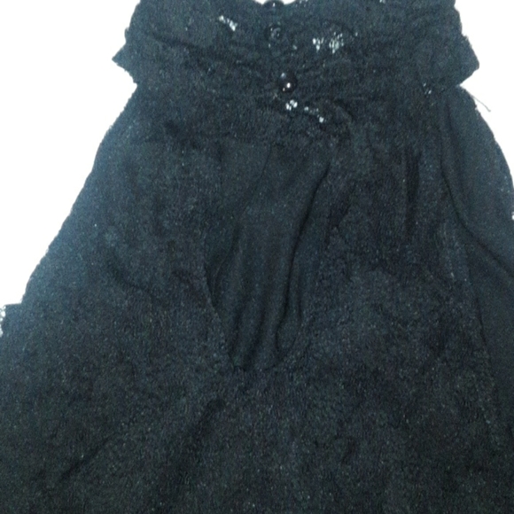 Nwot Beautiful kenar black blouse size s - Picture 4 of 4